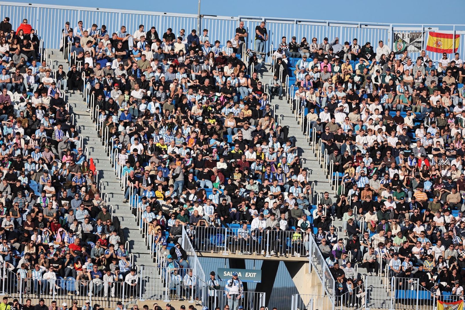 Búscate en las gradas en el Málaga CF-Ceuta