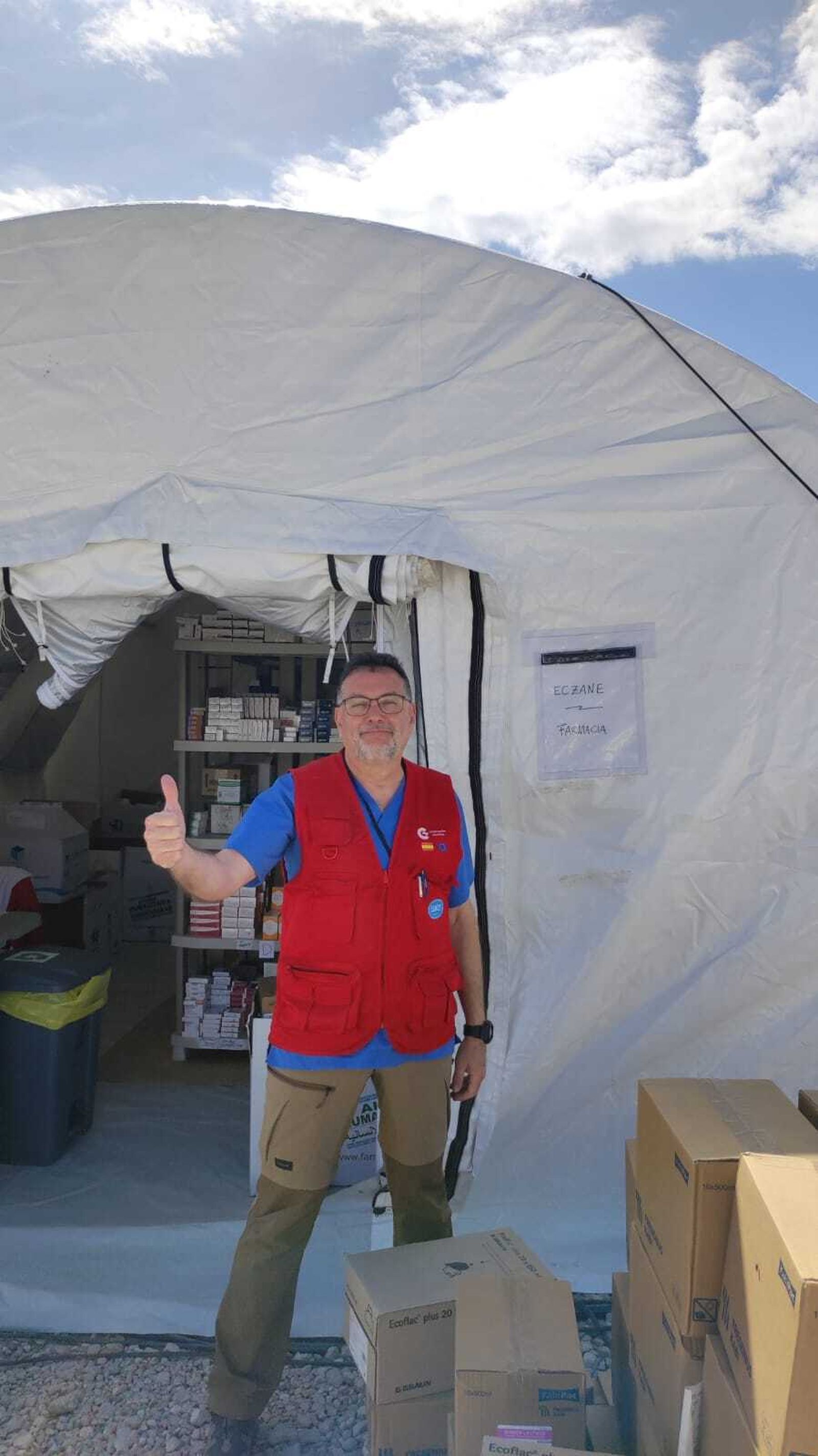 La experiencia de dos sanitarios de Huelva en Turquía tras el terremoto, en imágenes