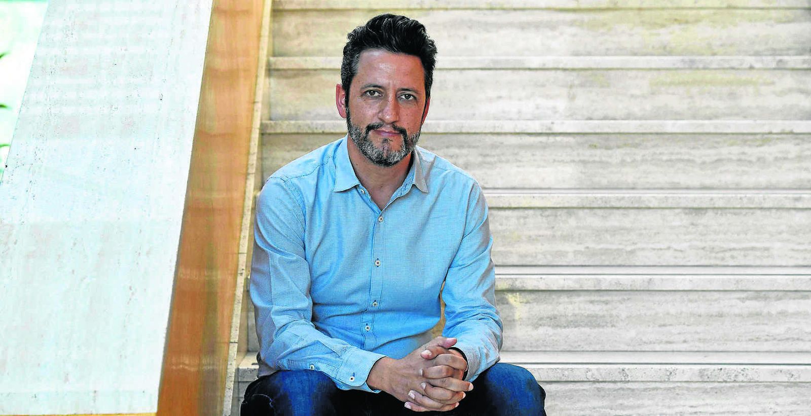 El director del Plan Estratégico de Vacunaciones de Andalucía, David Moreno, en la sede de la Consejería de Salud y Familias.