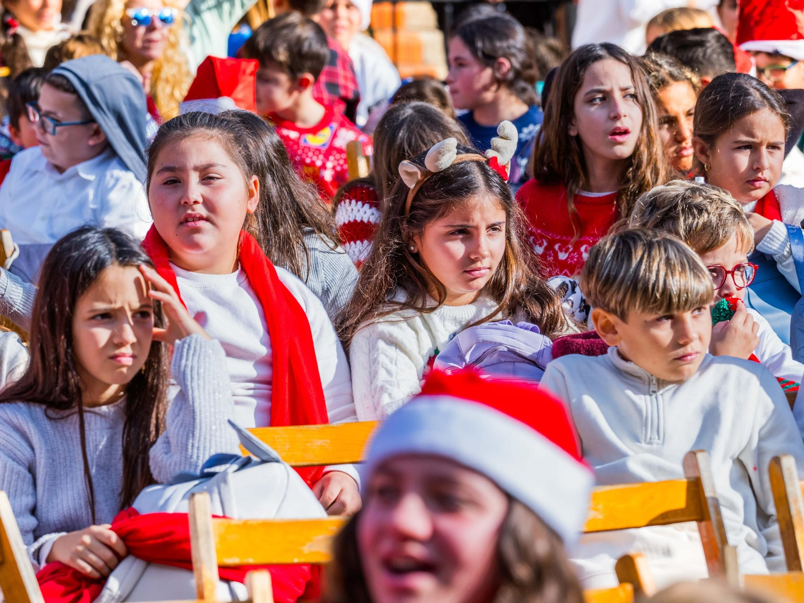 El Certamen de Villancicos de los colegios públicos de San Fernando, en imágenes