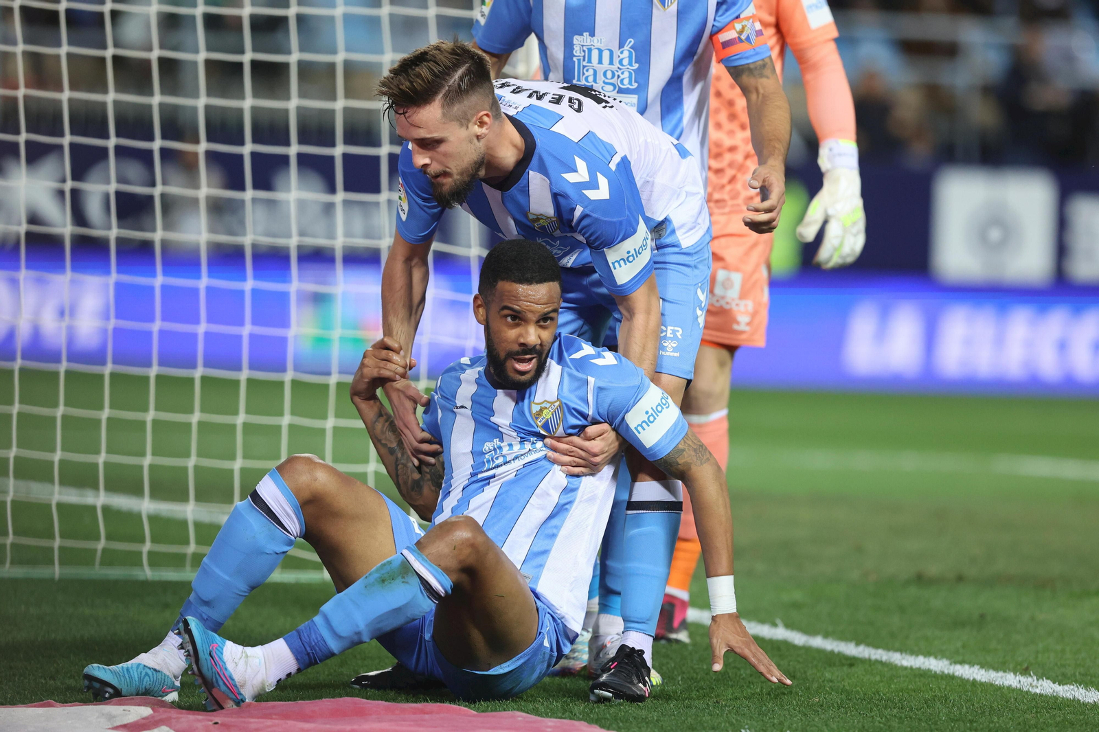 El Málaga CF-Zaragoza, en fotos