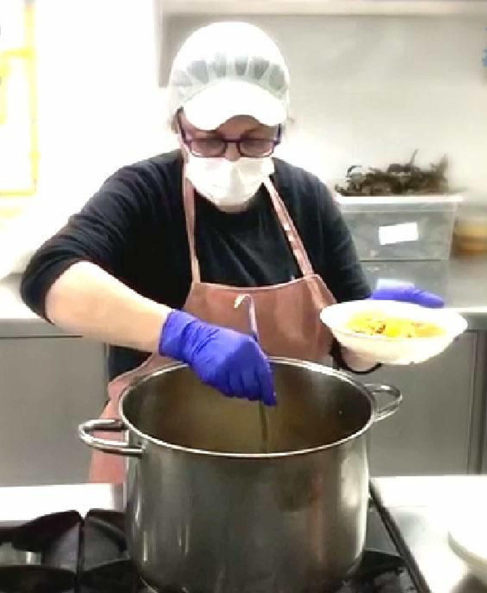 Cocinera de El Saliente.