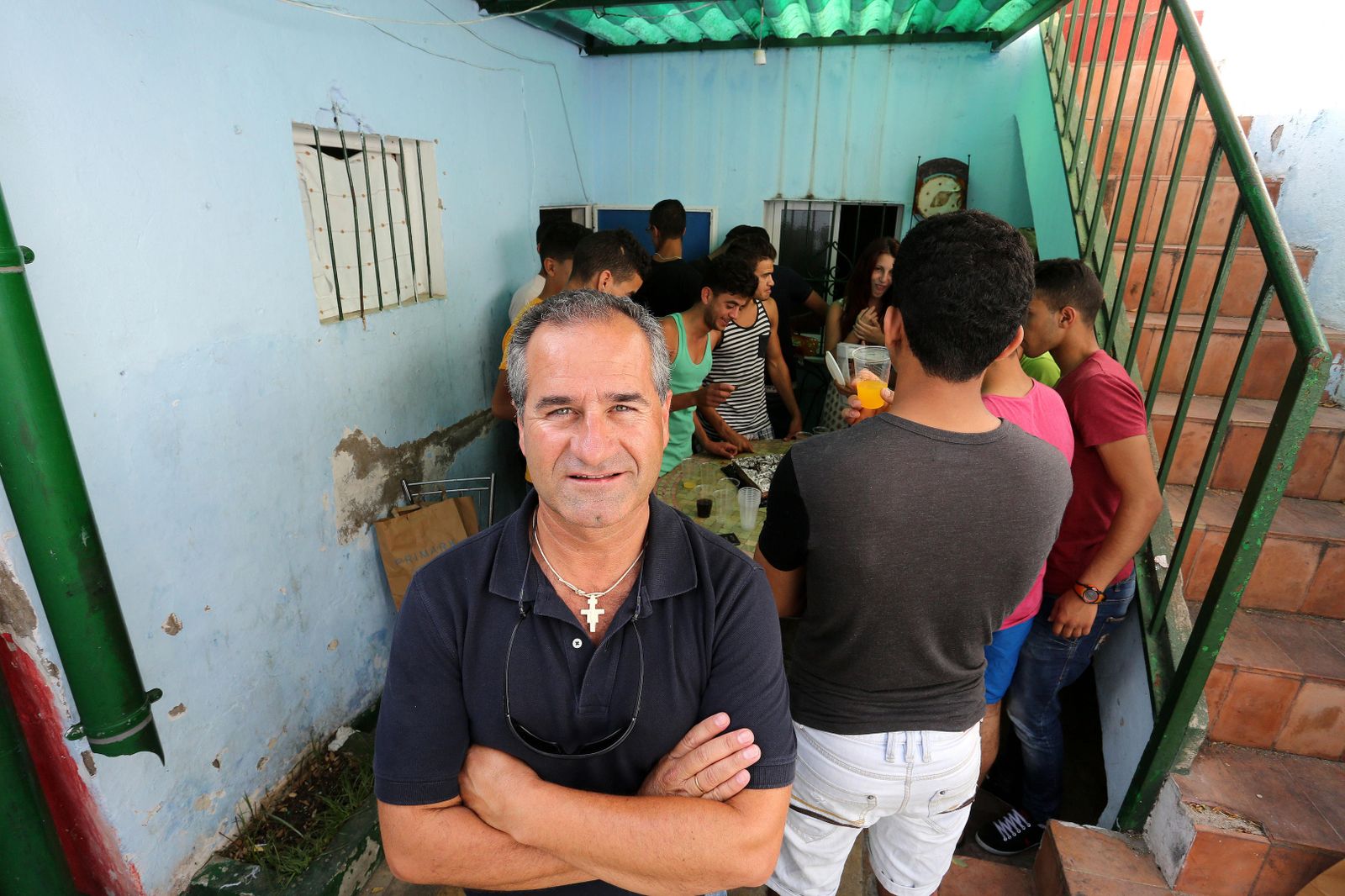 Michel Bustillo, delegado de la Asociación Voluntarios por el Mundo.
