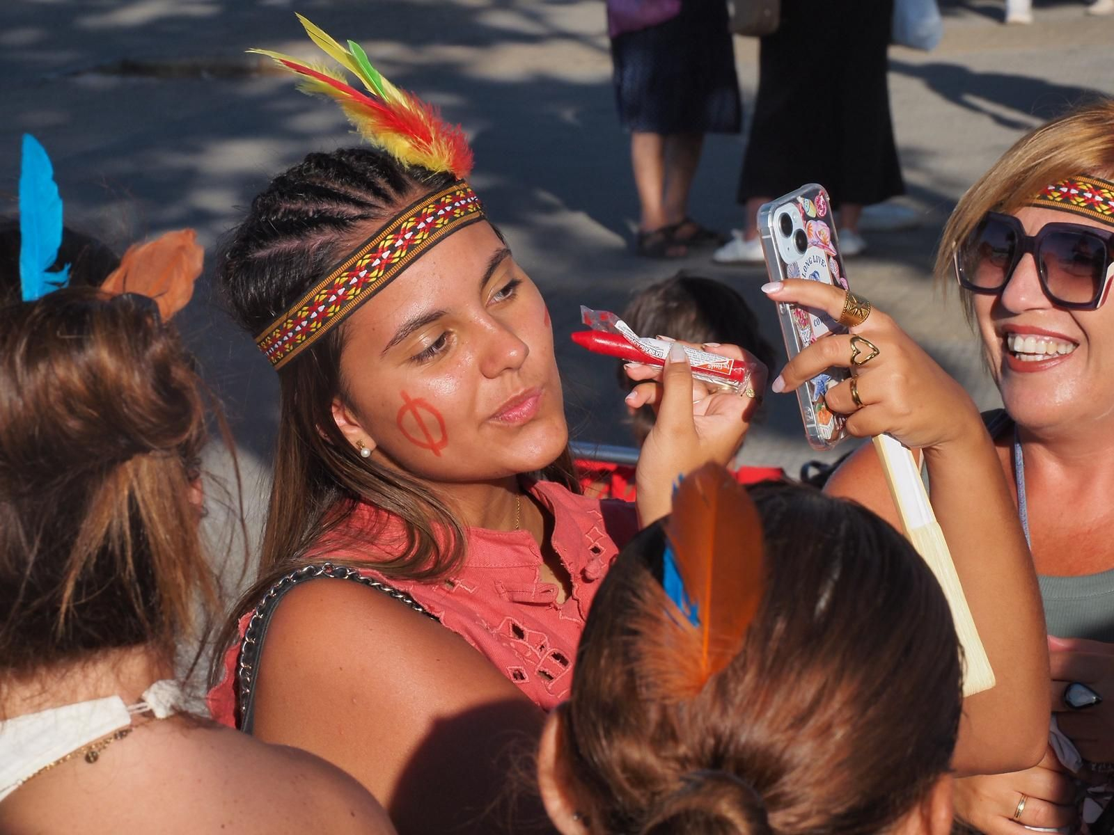 Ambiente previo al concierto de Manuel Carrasco en Isla Cristina