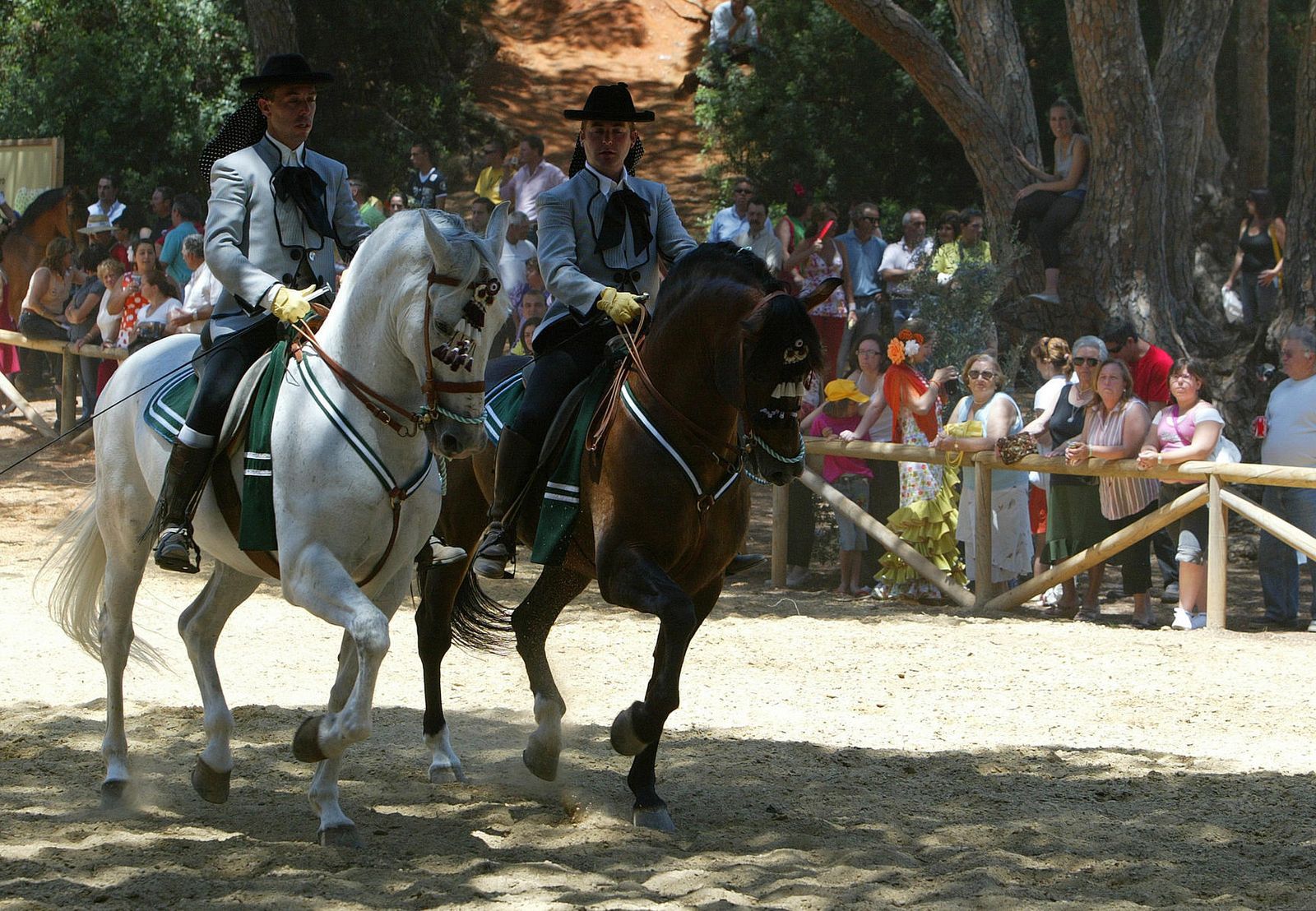 Programa ecuestre de la Feria de Puerto Real en una imagen de archivo
