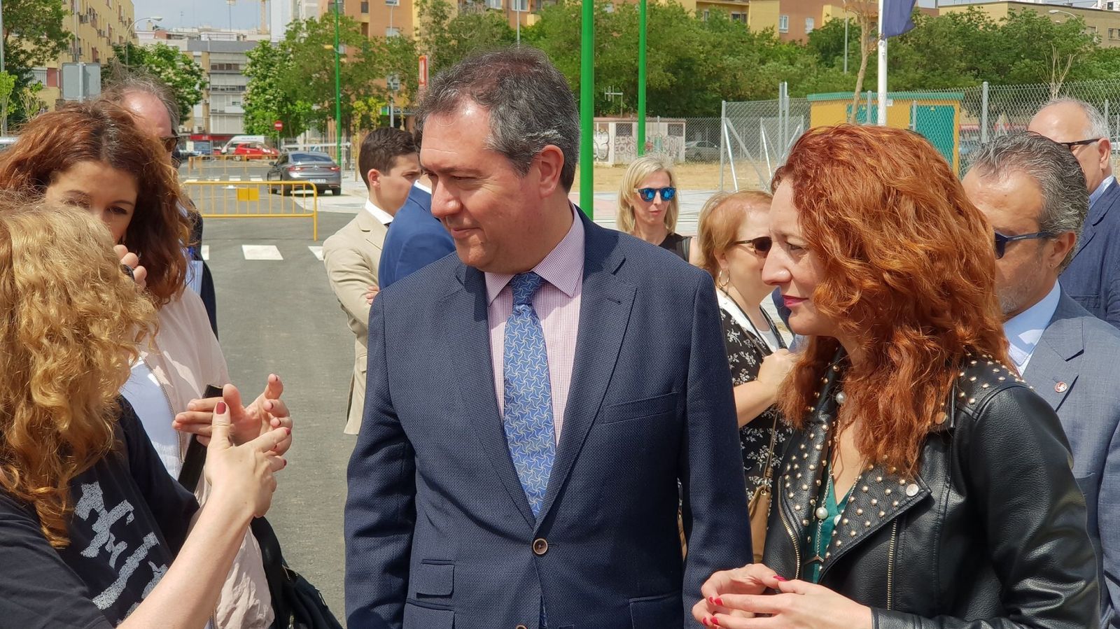 Espadas, junto a Clara Isabel Macías, en una imagen de archivo.