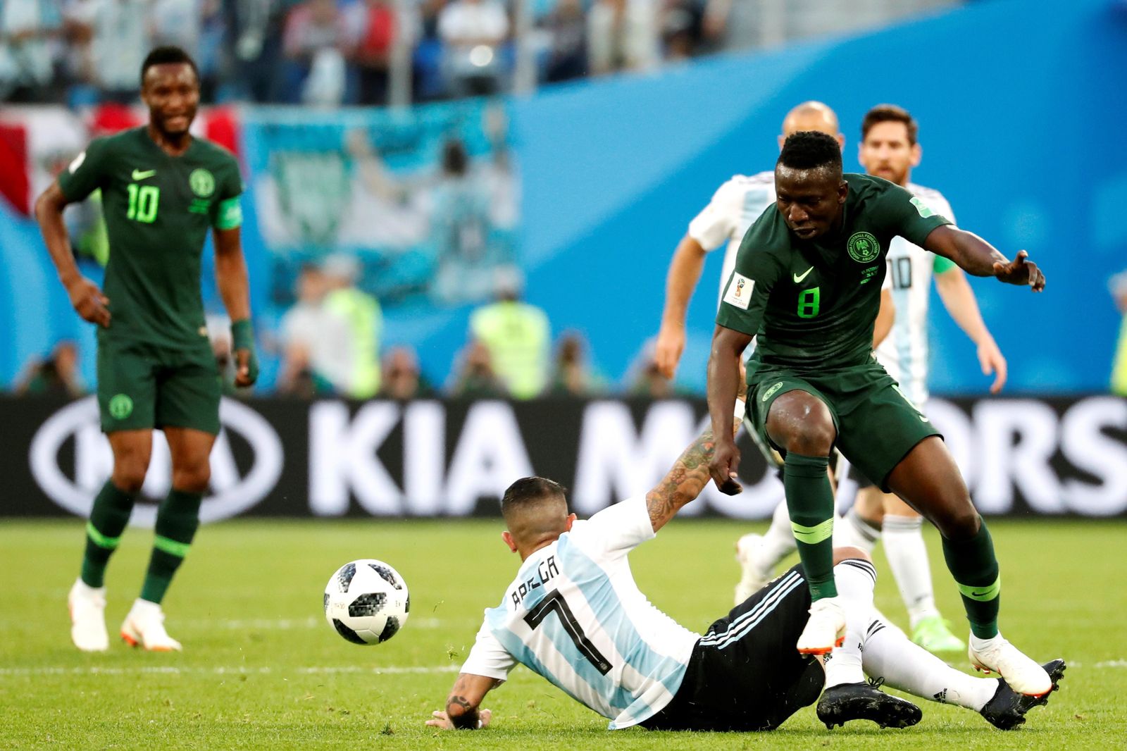 Las imágenes del Nigeria-Argentina