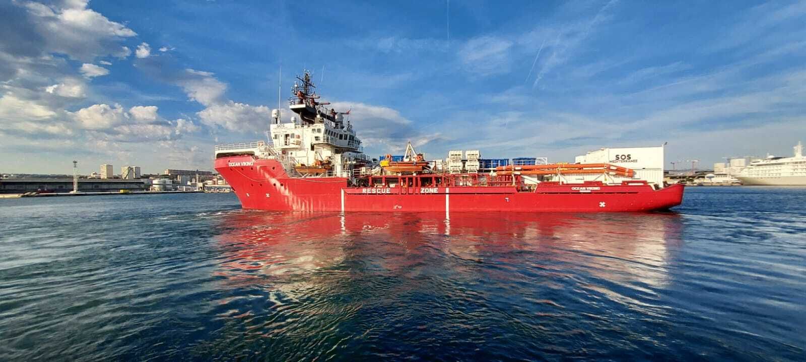 El 'Ocean Viking' en el Mediterráneo