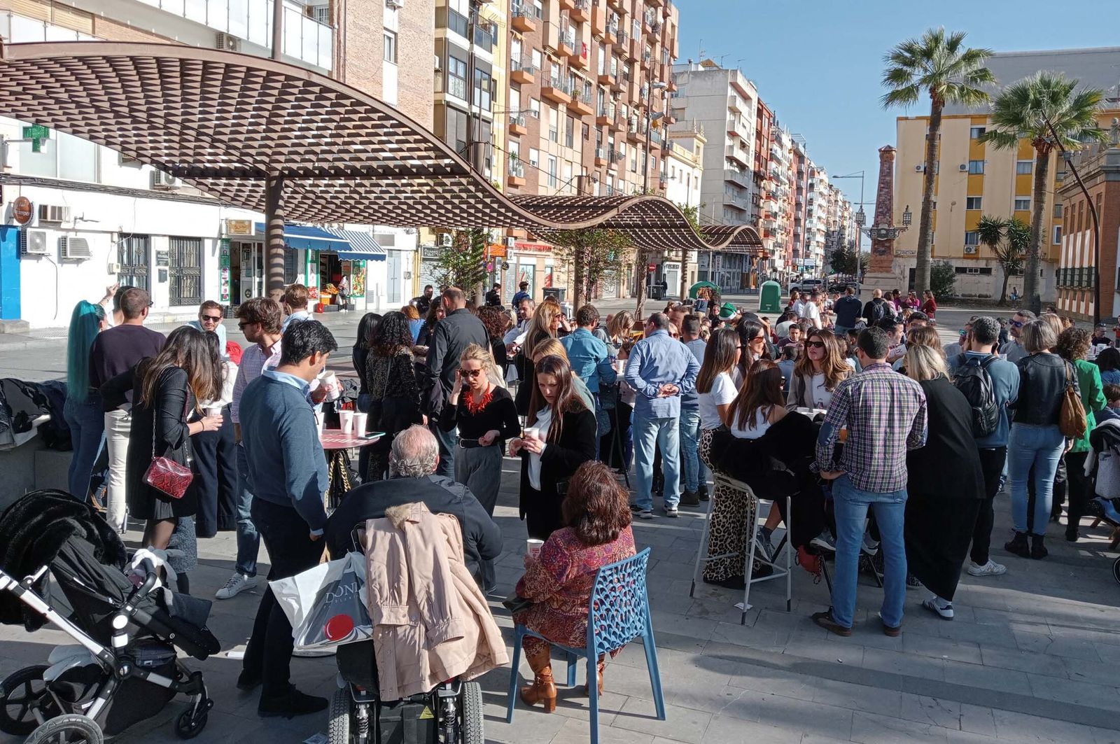 Imágenes del ambiente festivo del 31 de diciembre en Huelva