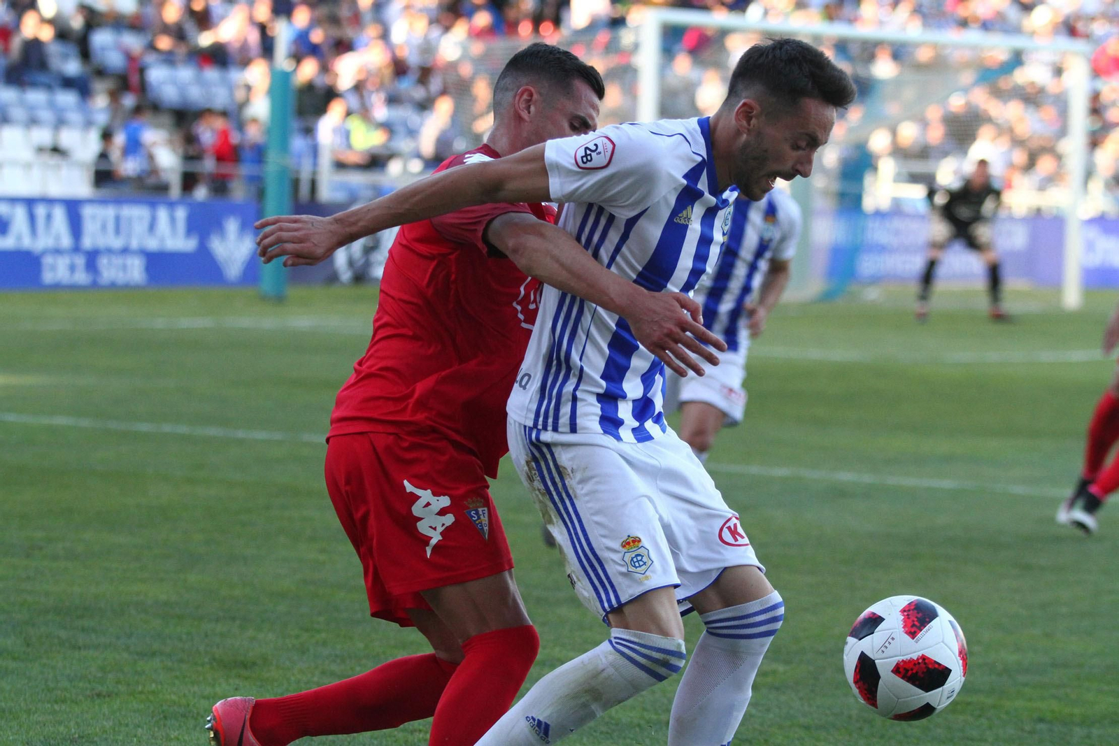 Imágenes del encuentro entre el Recreativo de Huelva y el San Fernando