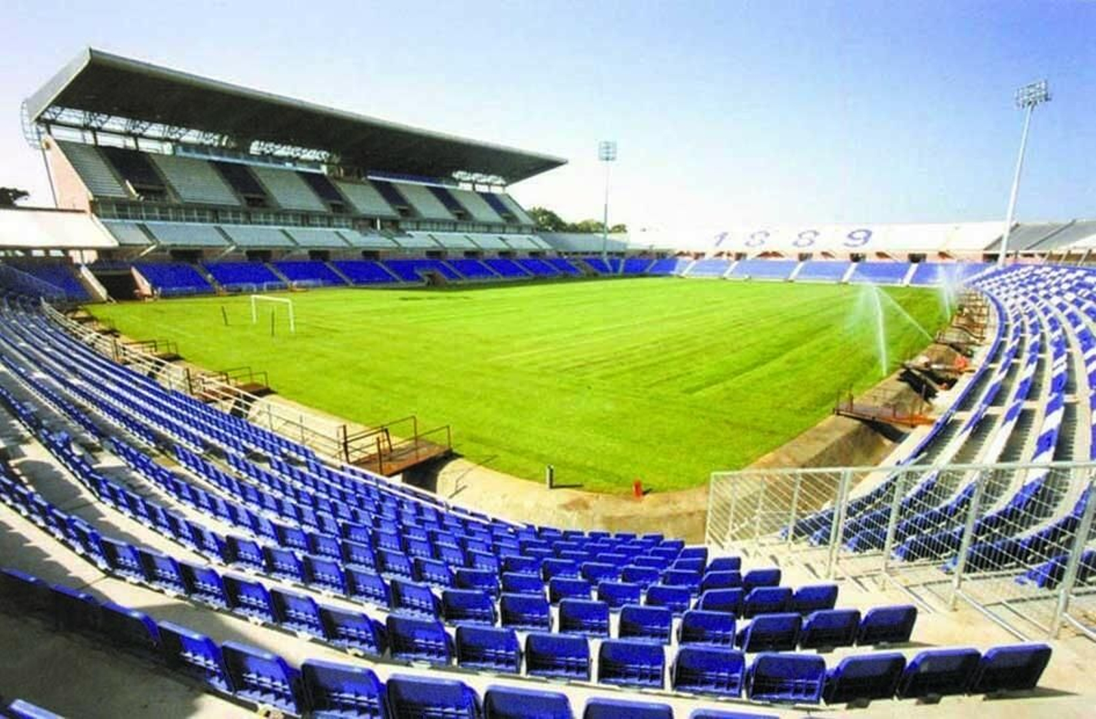 Vista panorámica del estadio Nuevo Colombino.