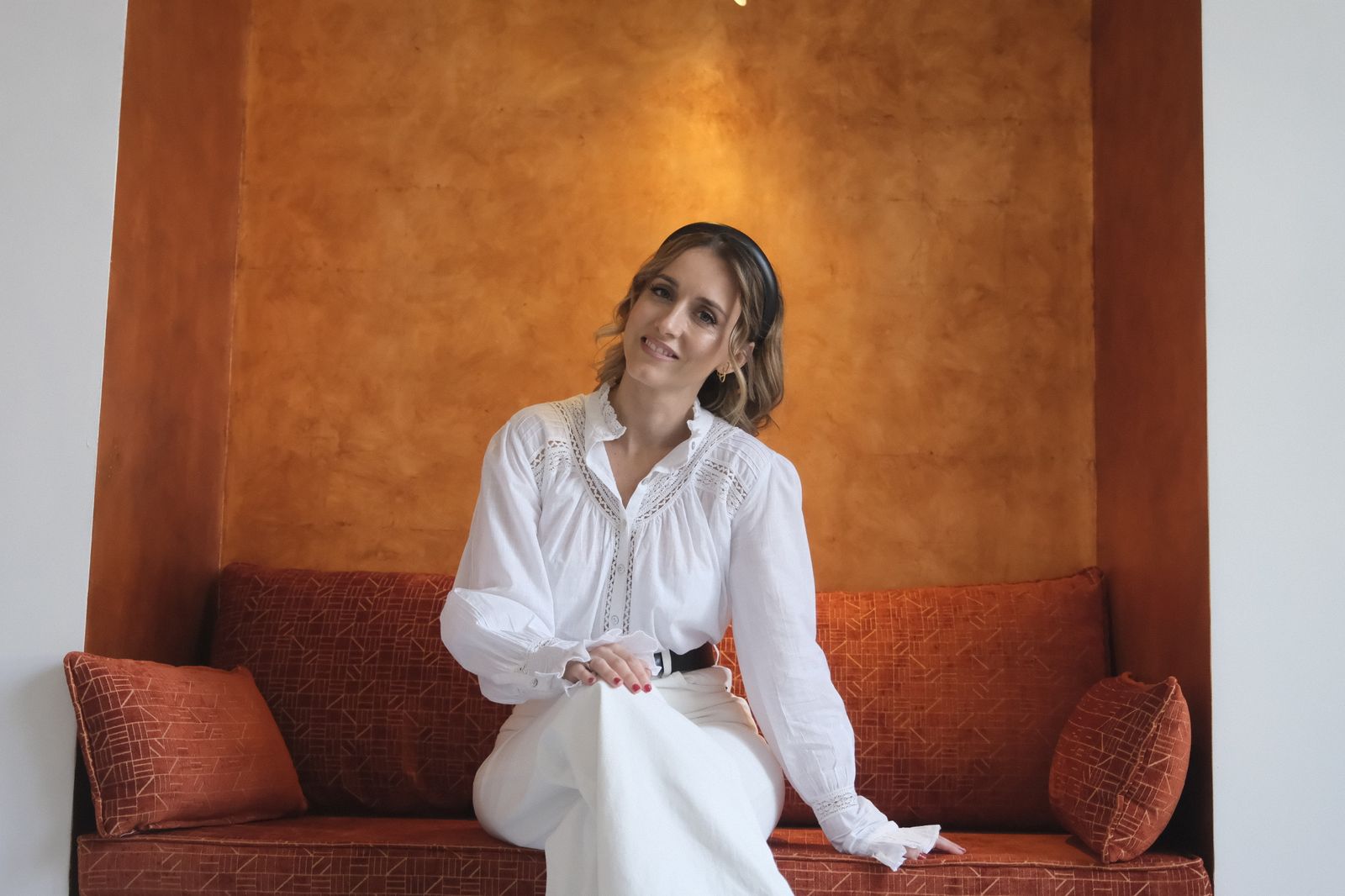 Rocío Sánchez posa en el Hotel Hospes Palacio del Bailío de Córdoba