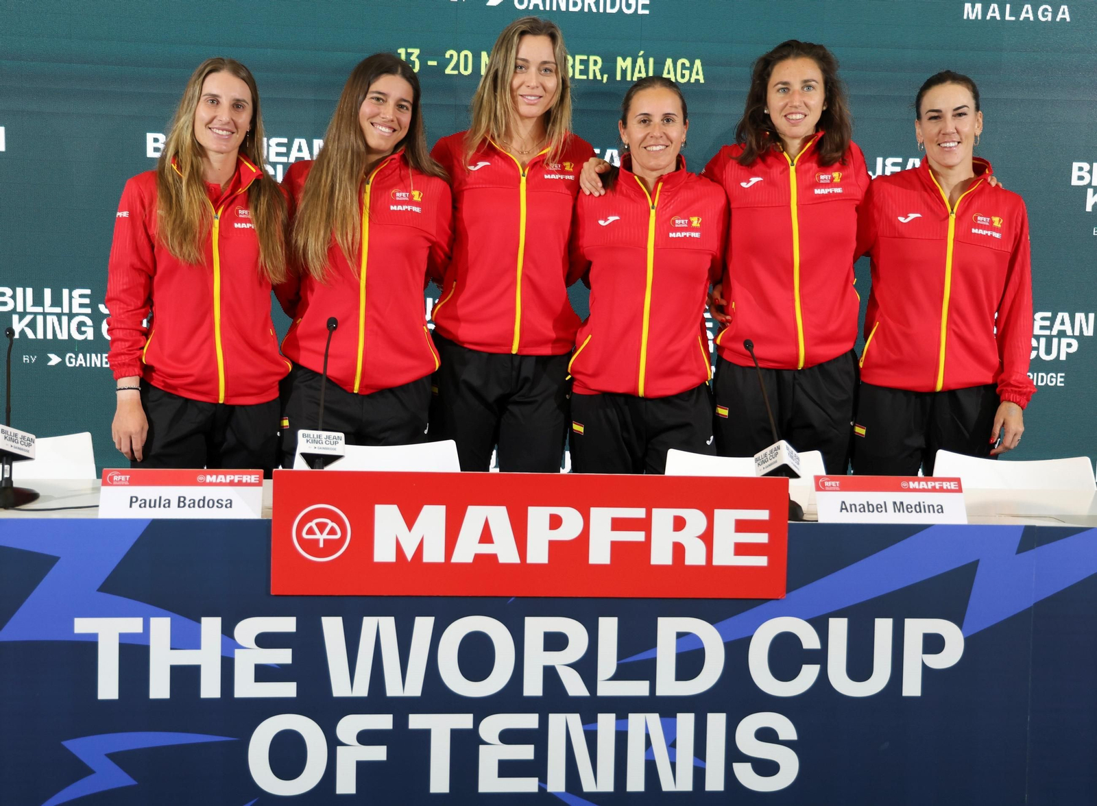 El equipo español de Billie Jean King Cup, listo