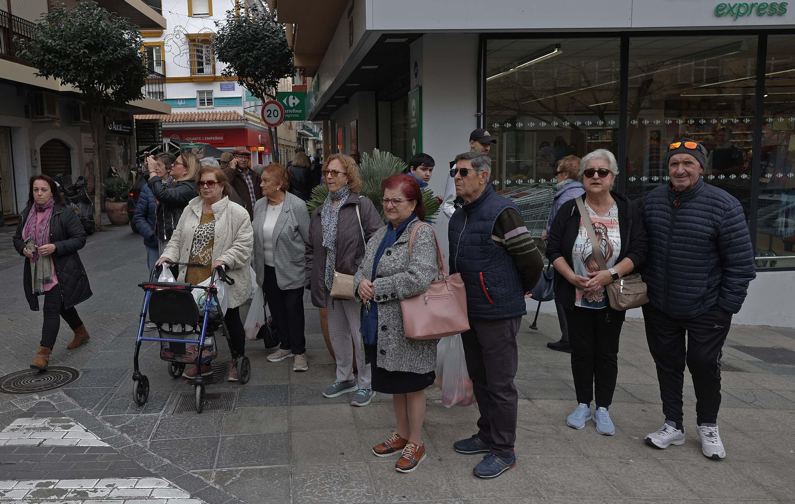 El minuto de silencio por Rocío, en imágenes