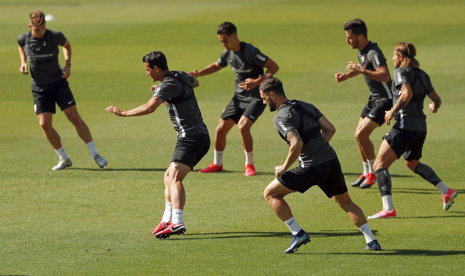 Las fotos del entrenamiento del Málaga CF