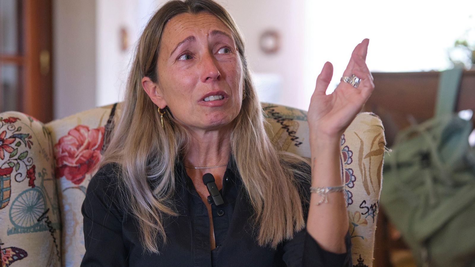 María del Carmen Jiménez, durante la entrevista.