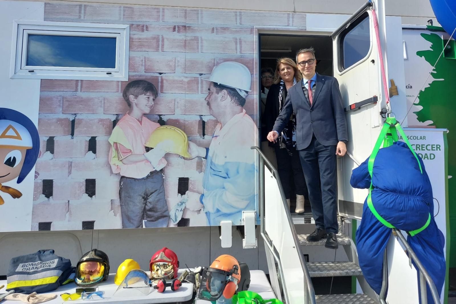 Amós García en la sede de la formación.