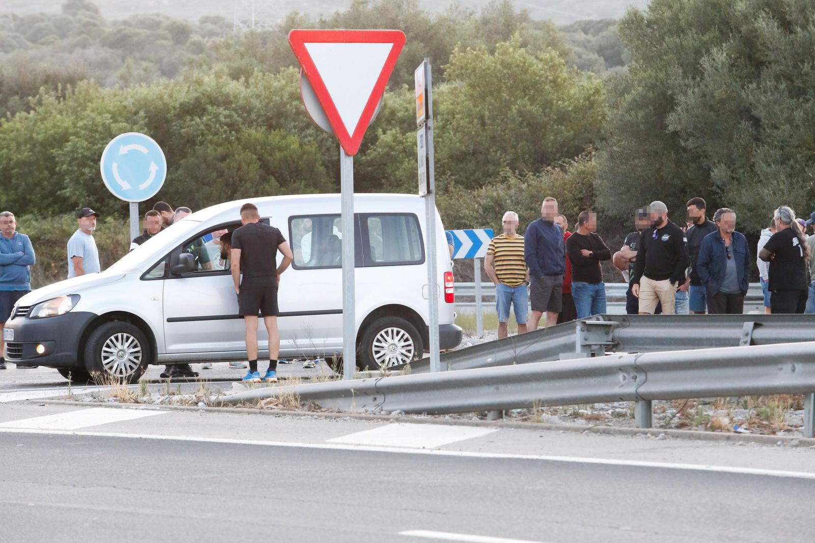 Fotos de la jornada del jueves de la huelga del metal en el Campo de Gibraltar