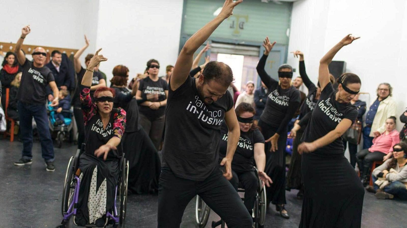 Un ensayo del grupo Flamenco Inclusivo