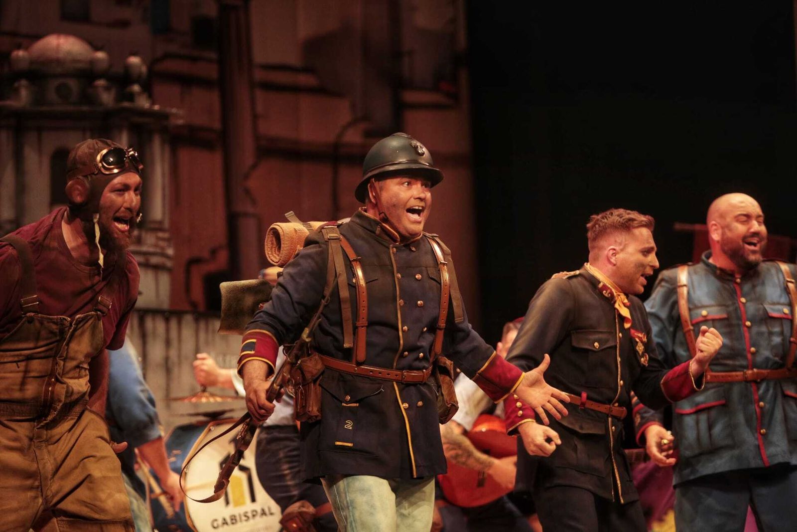 La comparsa "La división extranjera"