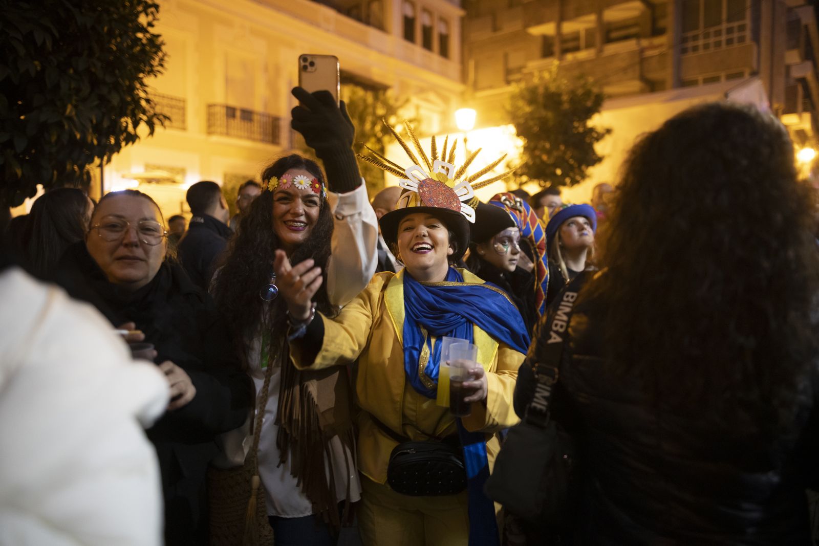 Ambiente en la final  del Carnaval Colombino