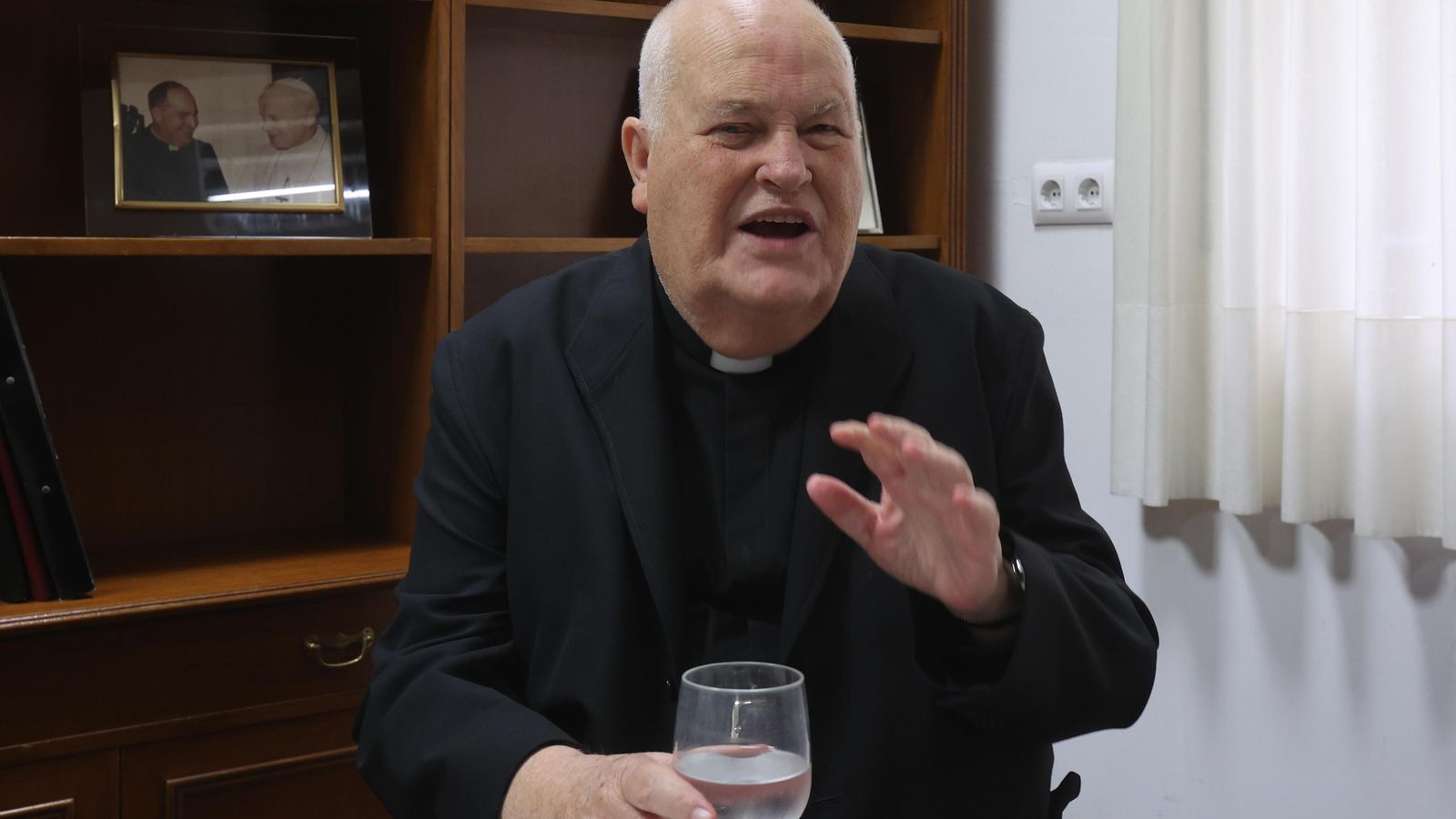 Antonio Hiraldo durante la entrevista.