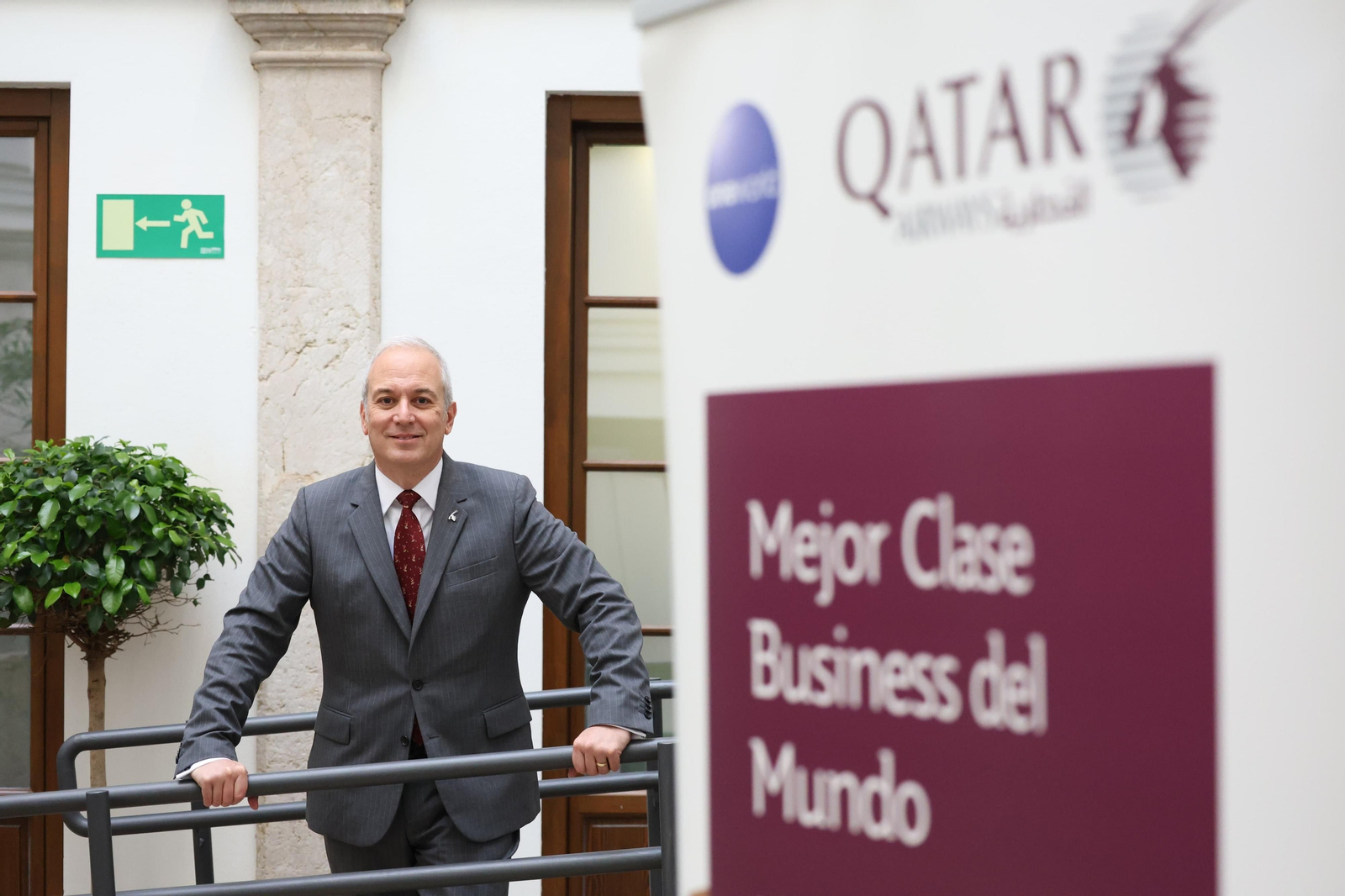 Eric Odone, vicepresidente de ventas en Europa de Qatar Airways.