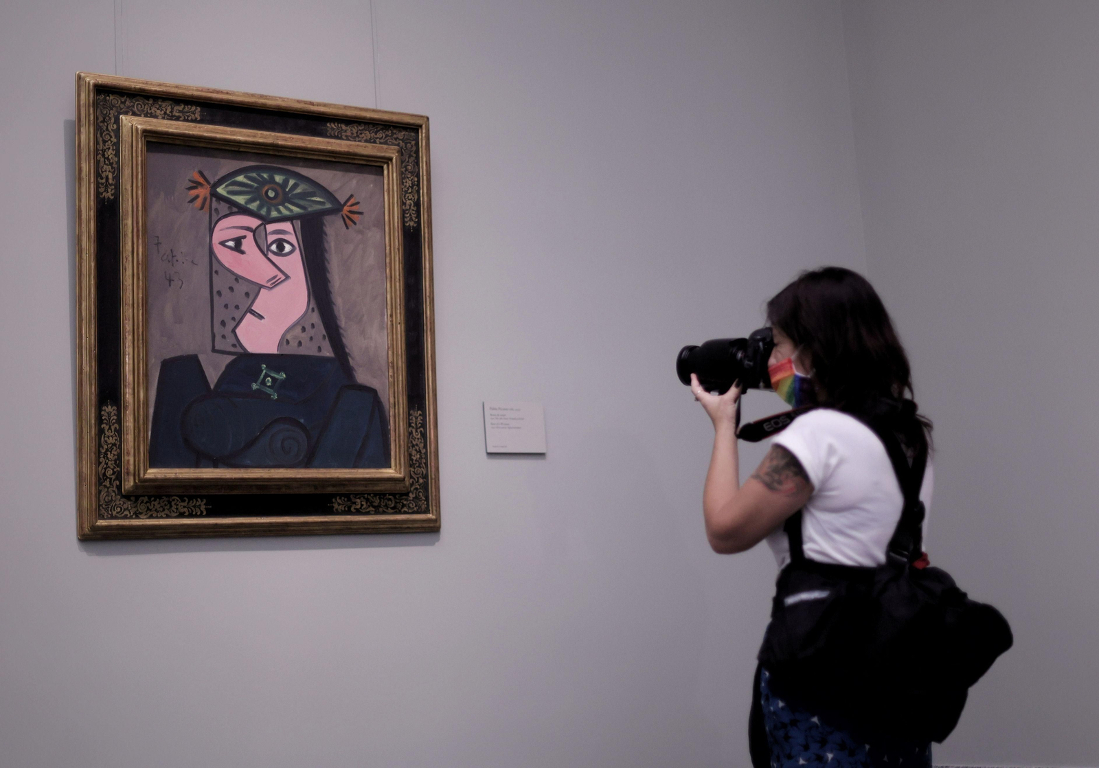 Presentación de 'Busto de mujer' de Picasso en el Museo del Prado.