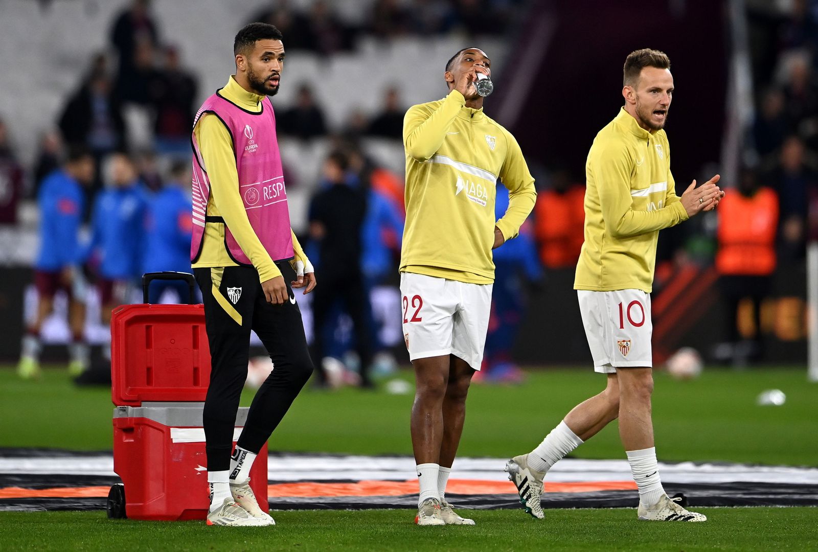 Las imágenes del West Ham - Sevilla