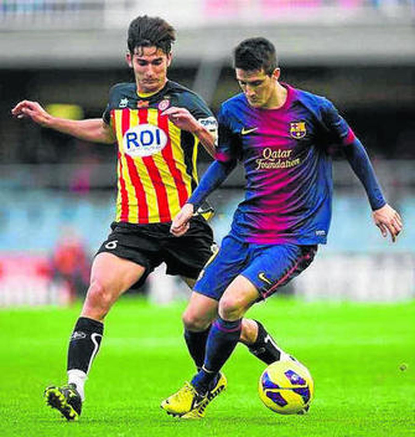Luis Alberto, con la camiseta del Barcelona.