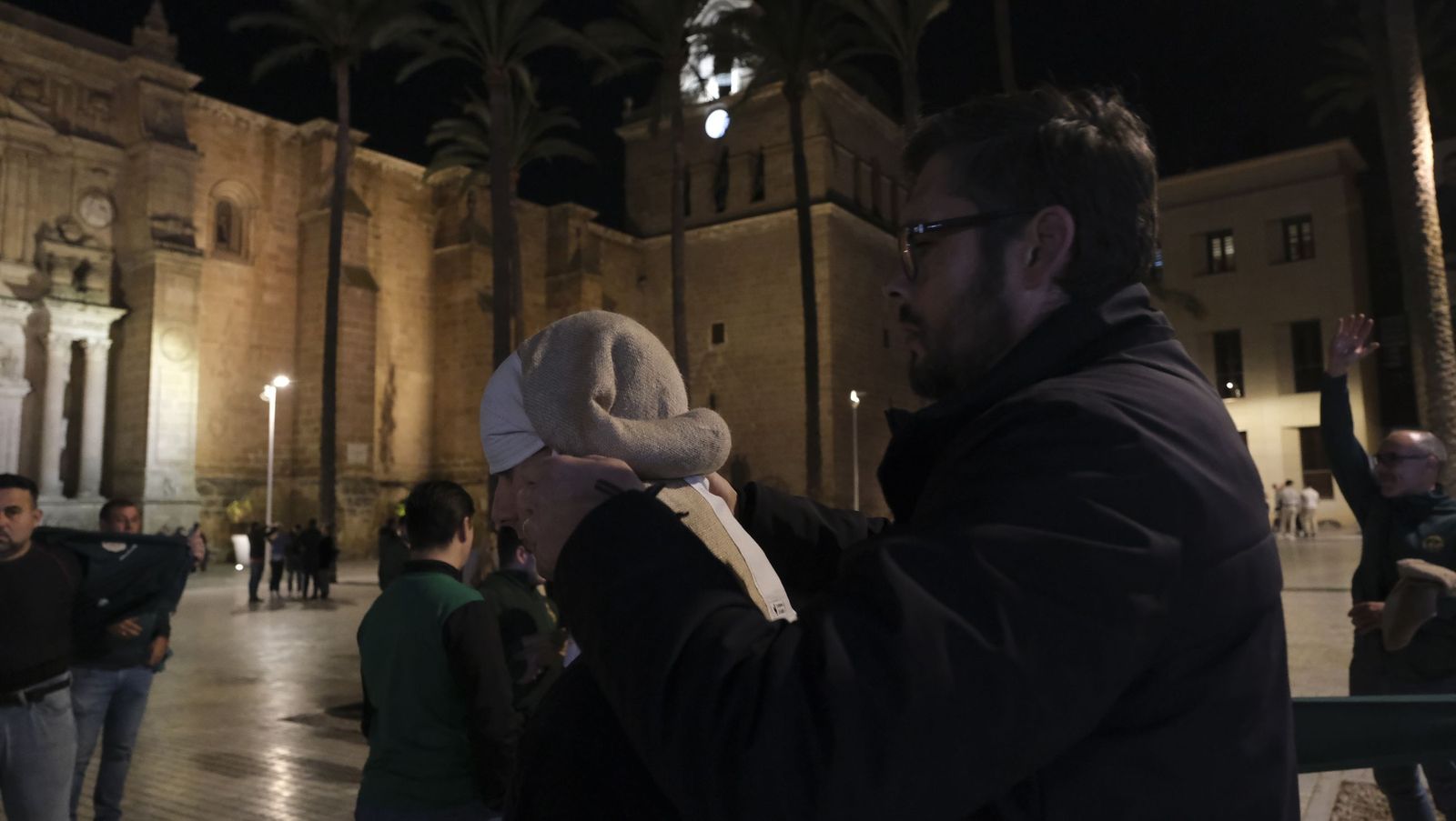 Las fotos del ensayo de Estudiantes para la Semana Santa de Almería 2026