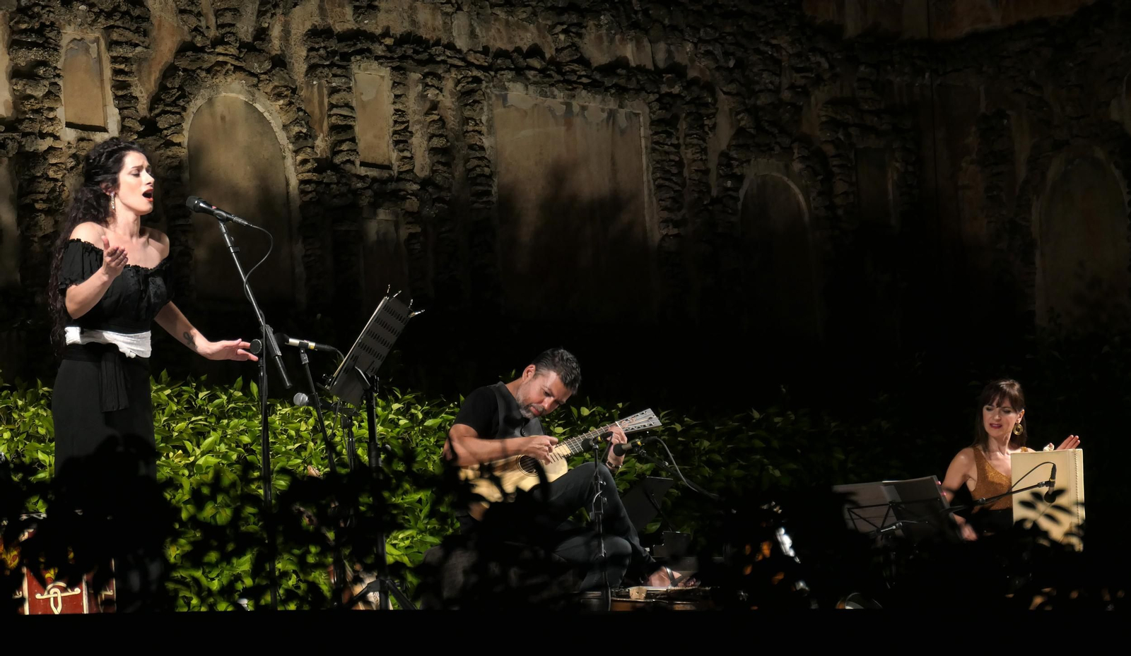 Cantica durante su primer concierto de este año en el Alcázar.