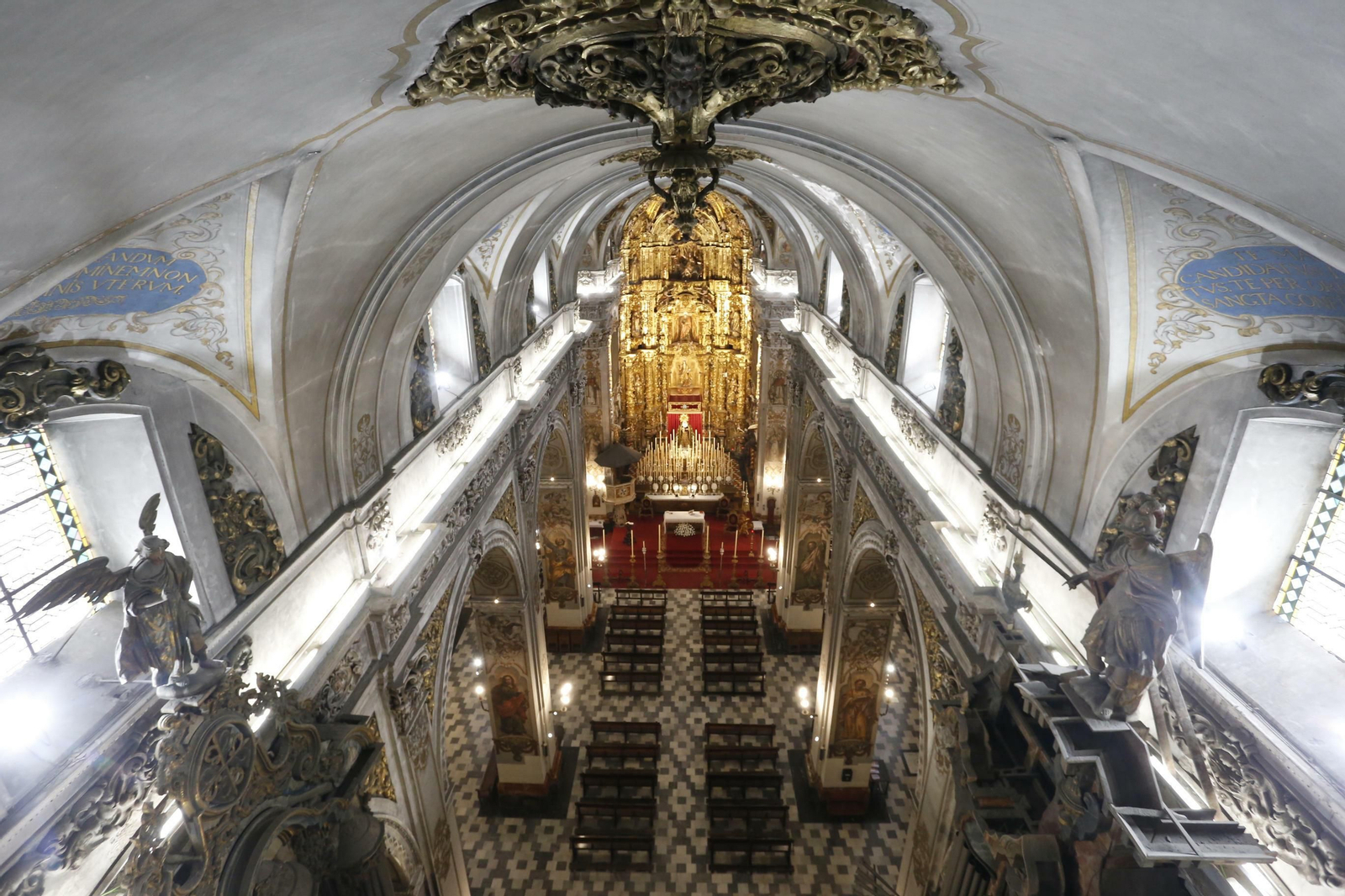 La restauración del coro alto de la parroquia de la Magdalena