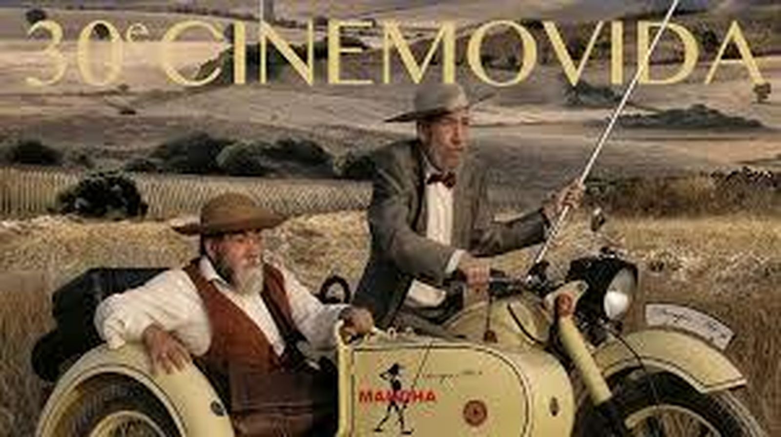 Guillermo Alonso del Real y Curro Torres aparecen en el cartel de la cita cinematografica.