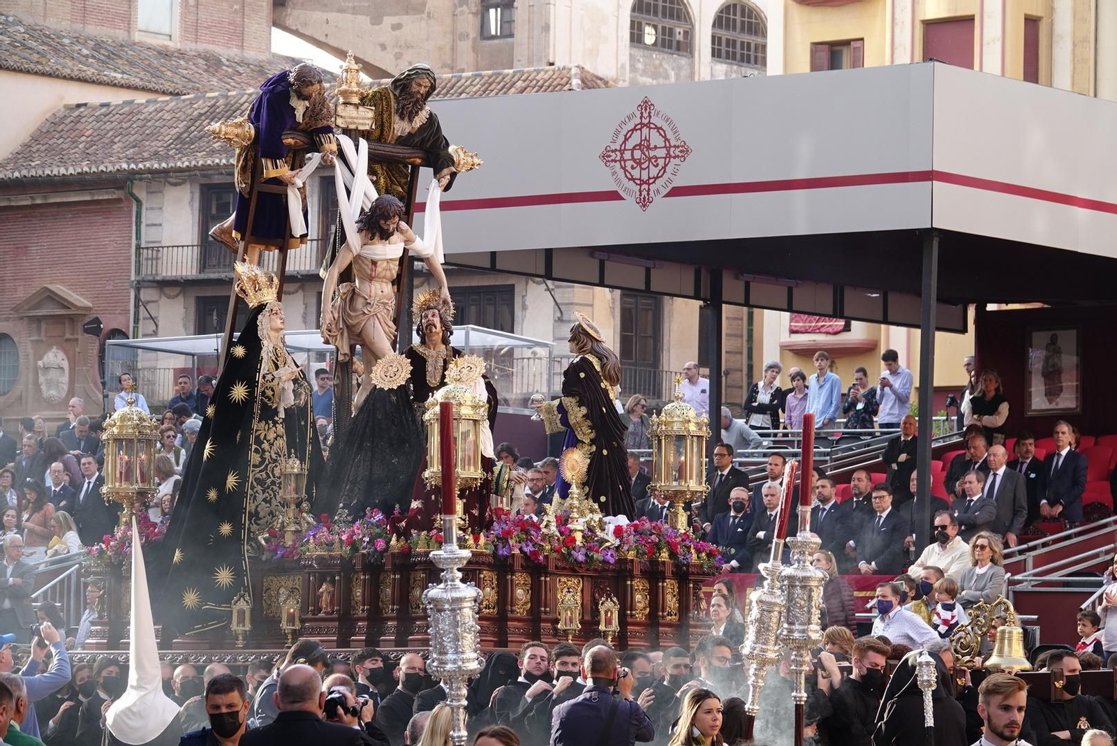 Las fotos del Descendimiento, en el Viernes Santo de Málaga