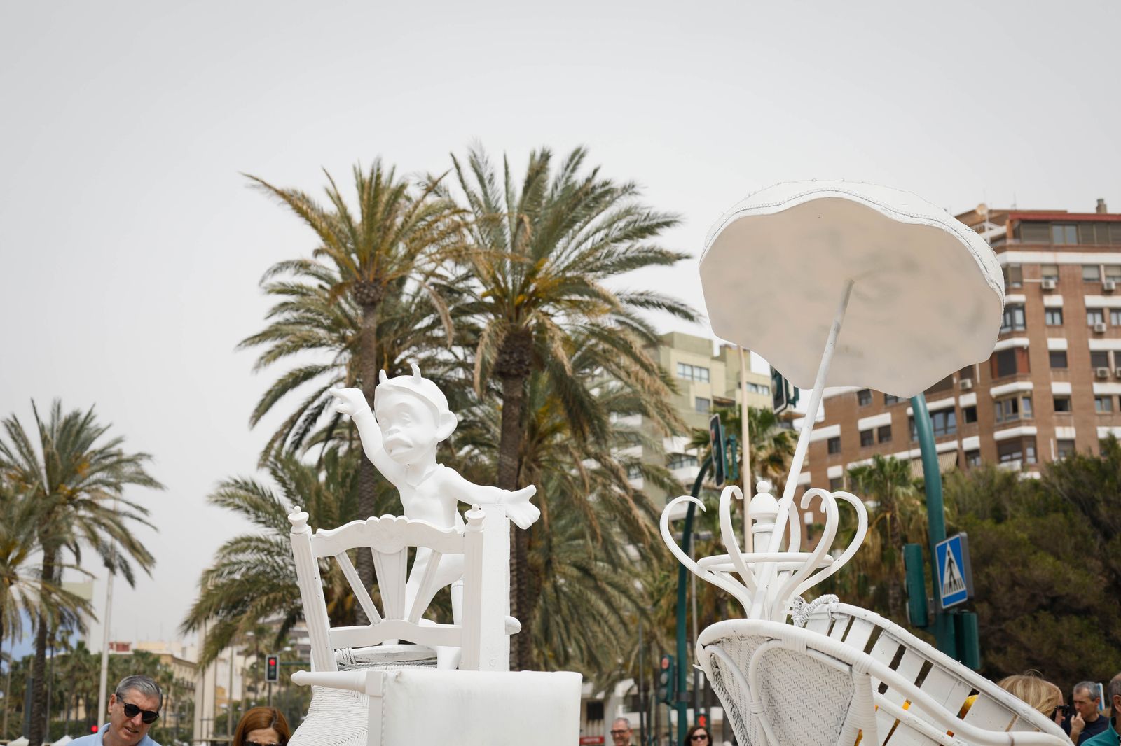 Las mejores imágenes de la "Globotá" en las fallas de Almería