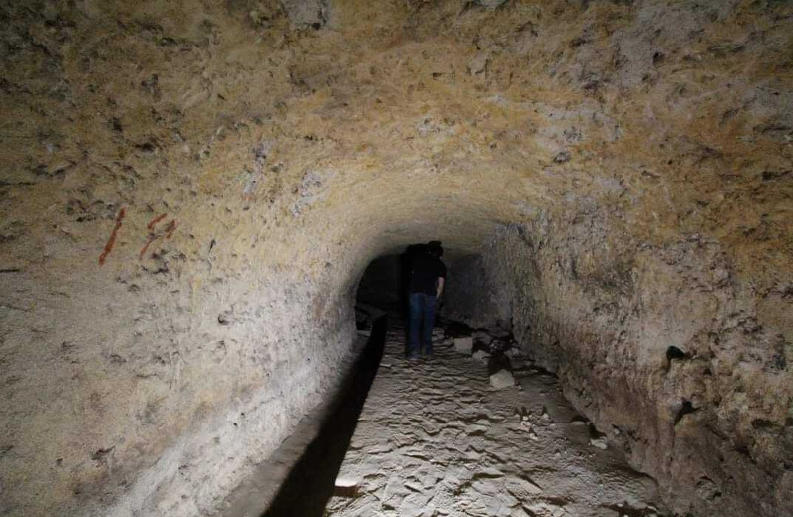 Una de las galerías de los Pozos de la Piedad.