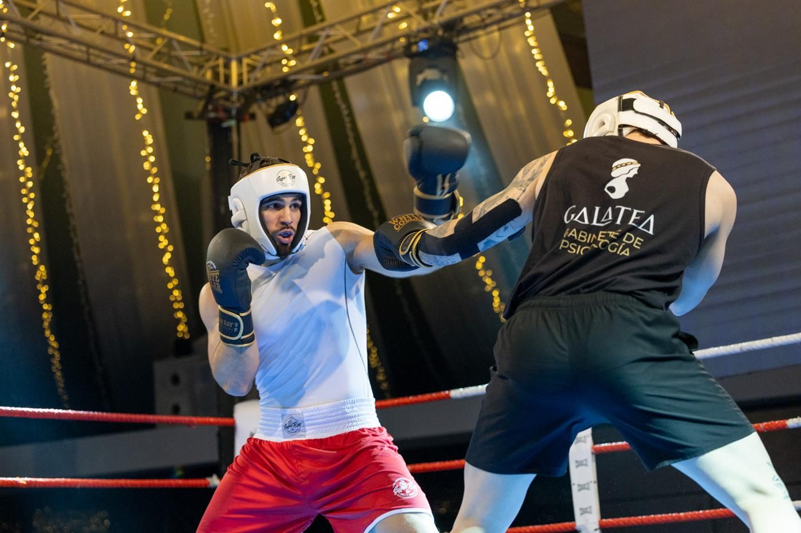 El boxeo solidario de la VI velada White Collar Boxing cautiva al público de Jaén