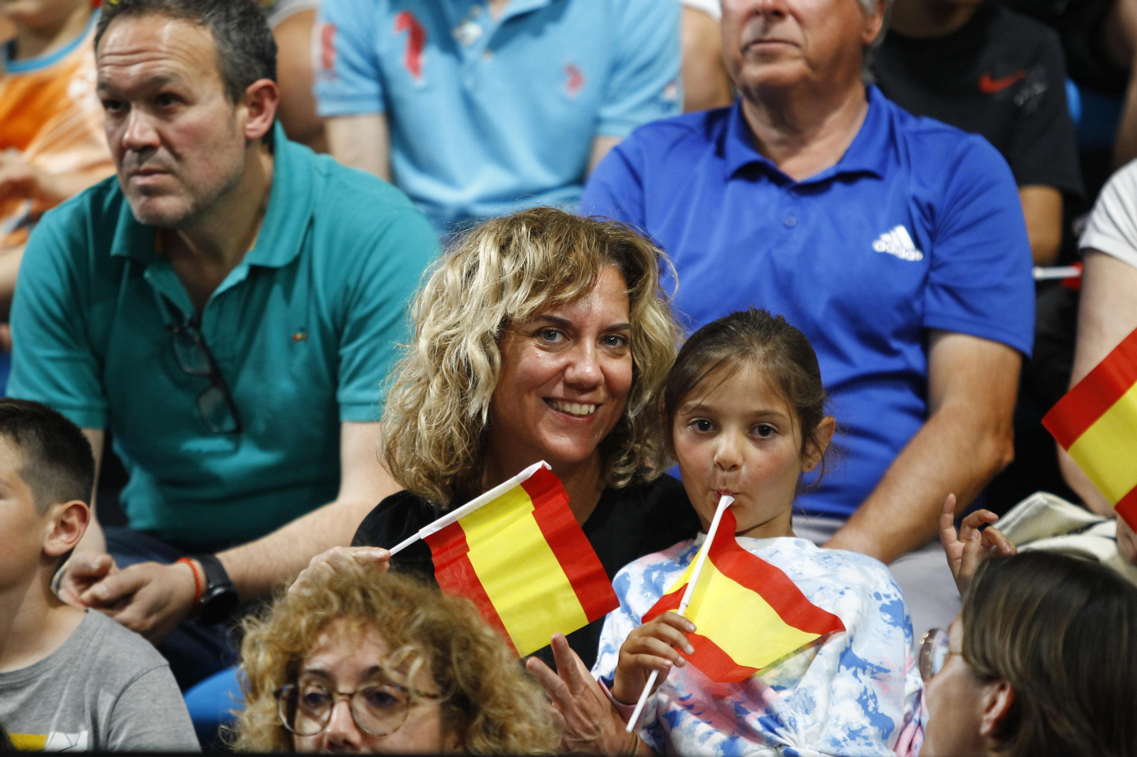 Imágenes del España-Dinamarca de la EHF Euro Cup de balonmano, en Almería