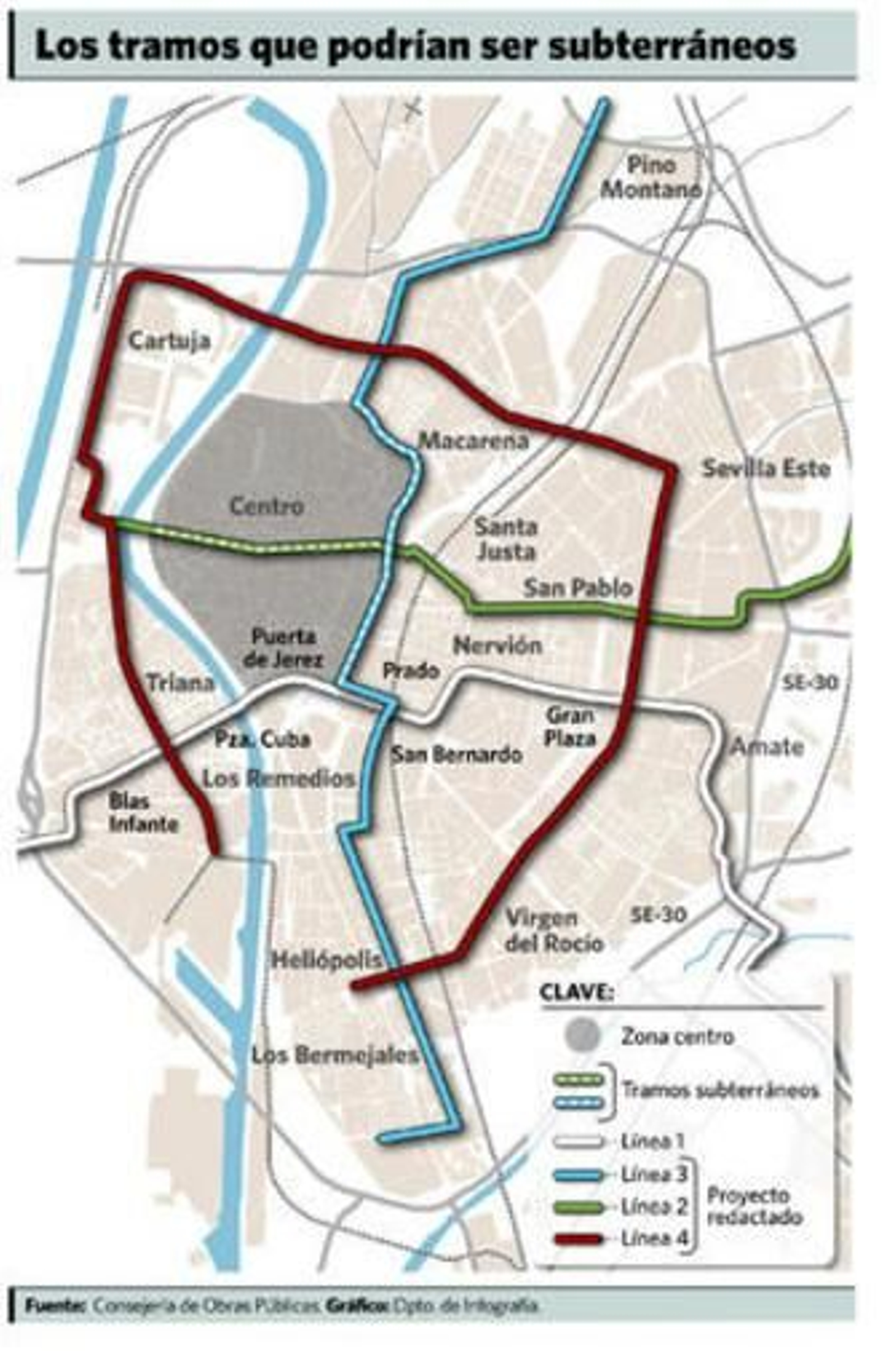 Acuerdo político para desbloquear las tres líneas de Metro que faltan