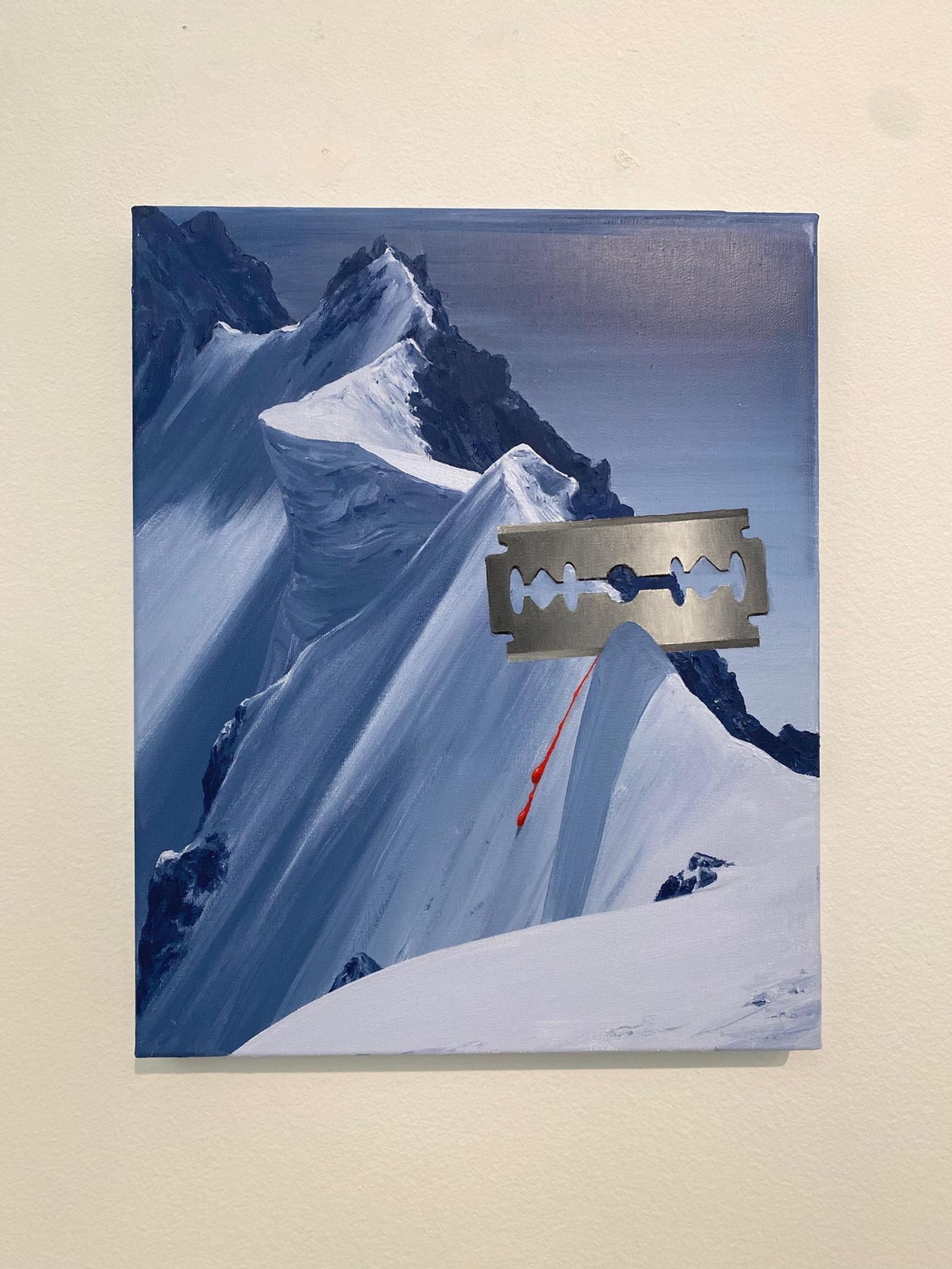 Una de los trabajos que pueden verse en la galería madrileña.