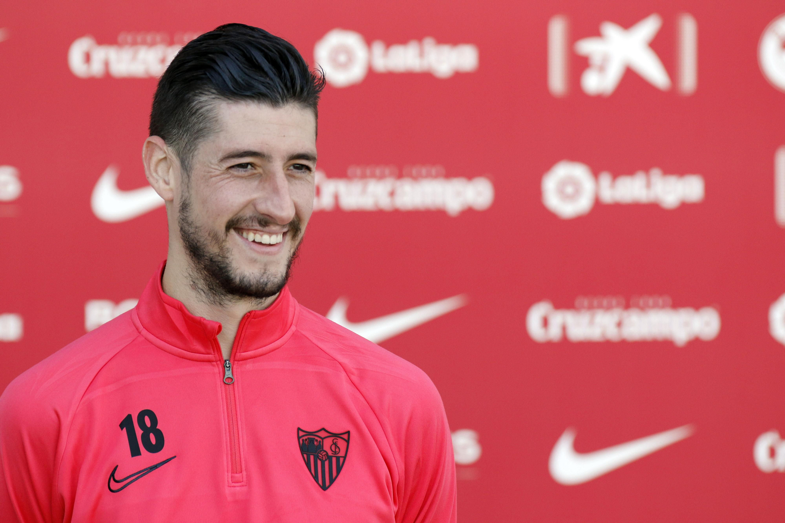 Escudero, en una rueda de prensa.