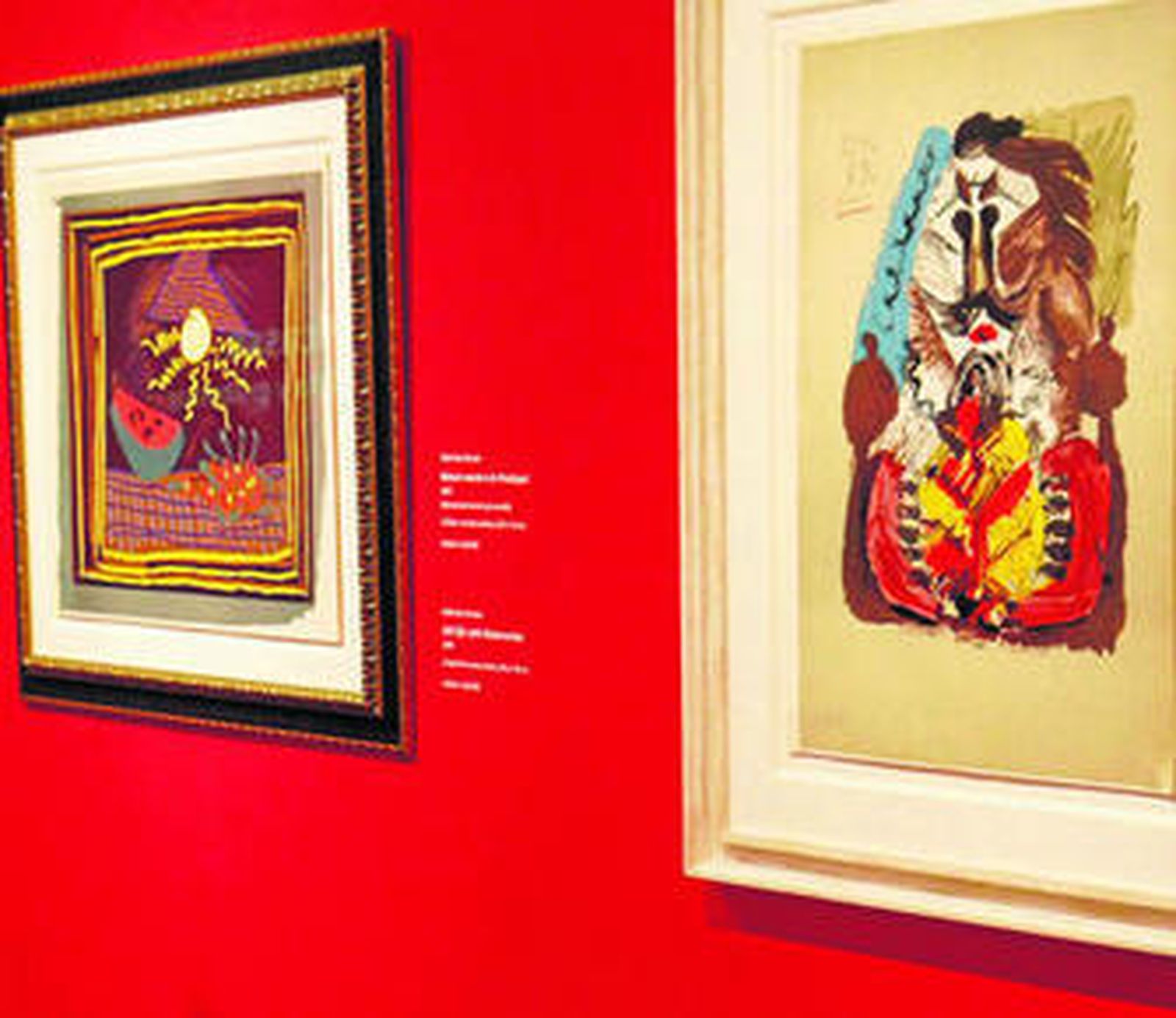 El Linograbado en siete colores 'Nature morte à la Pastèque' y la obra Mosquetero Suite.