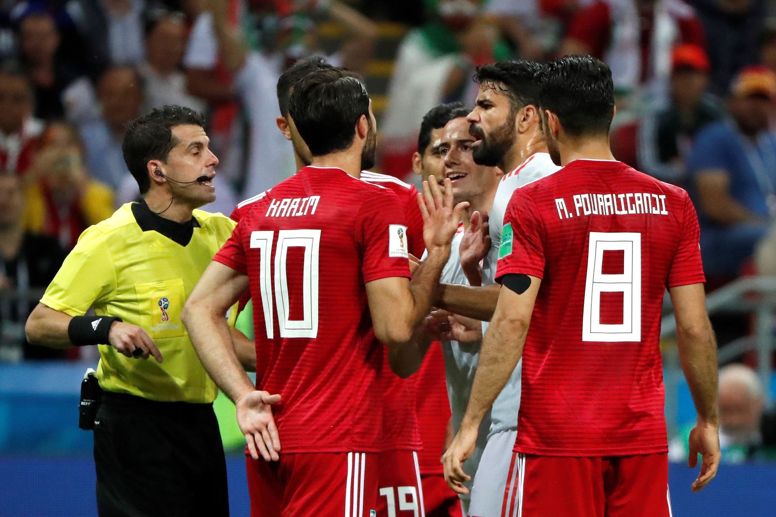 Las imágenes del Irán-España