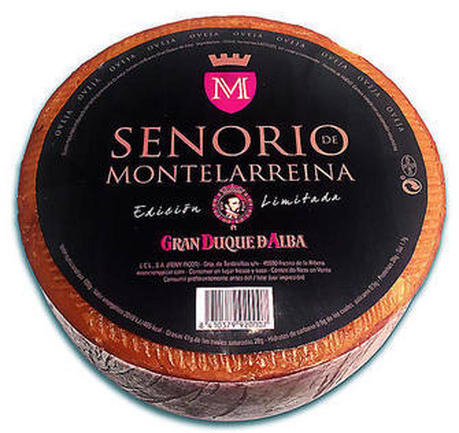 El queso 100% puro de oveja macerado en Gran Duque de Alba Gran Reserva.