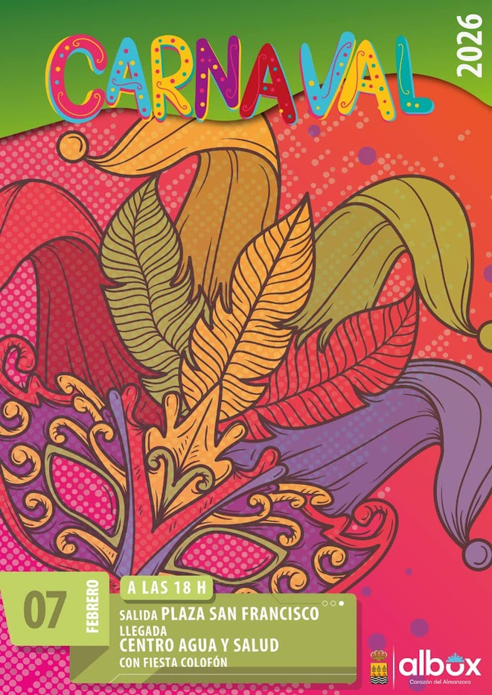 Cartel carnaval Albox.