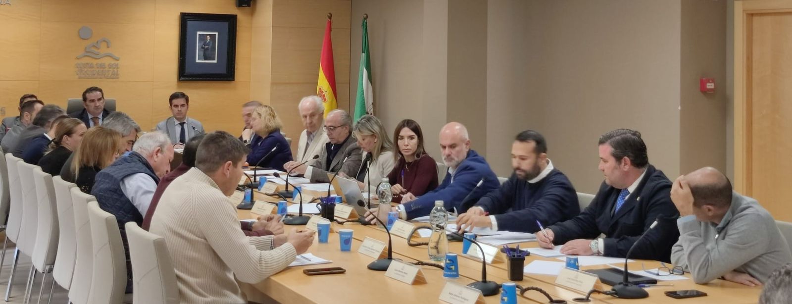 La Asamblea de la Mancomunidad celebrada este martes.