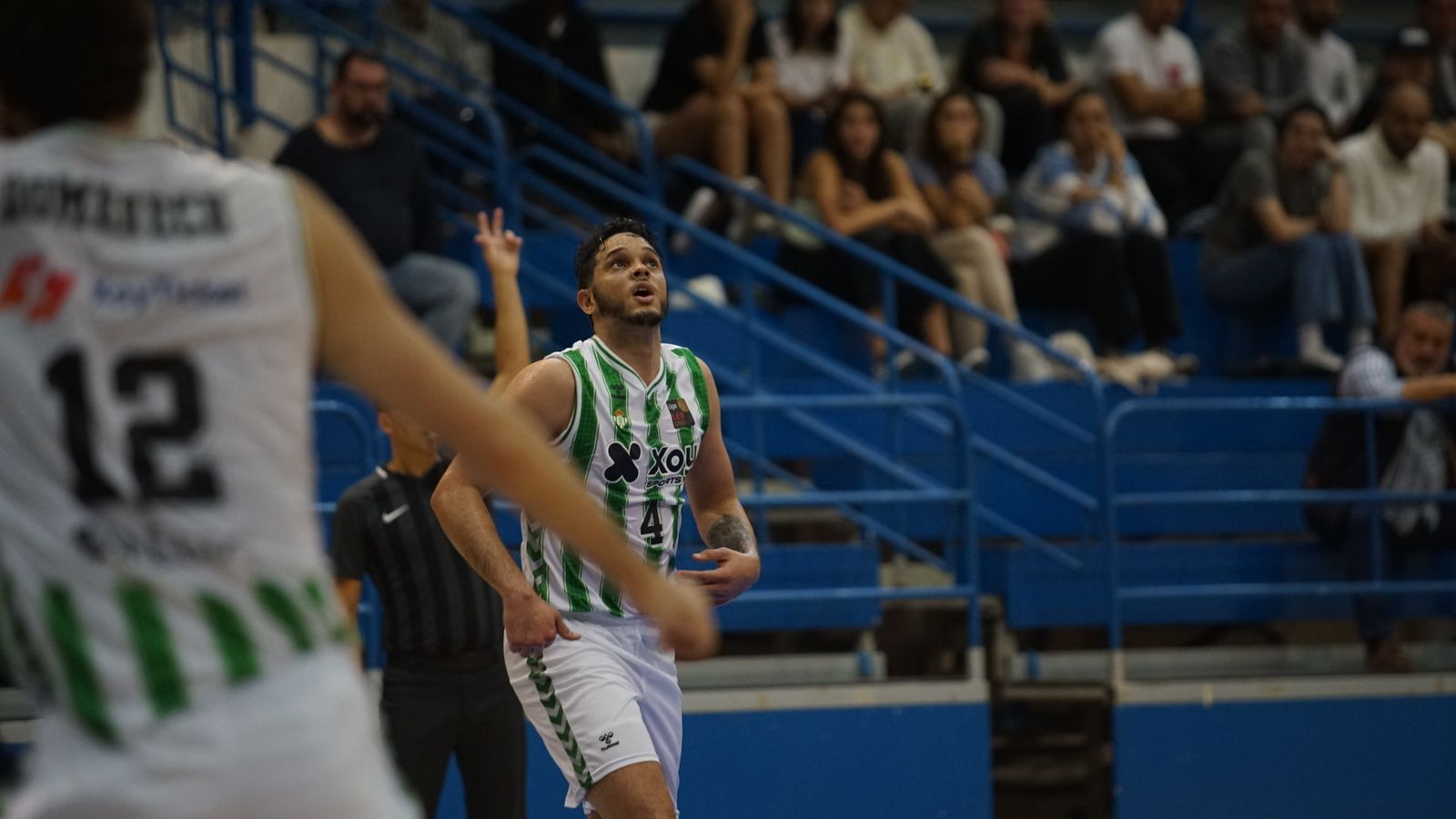 Eddy Polanco, en el debut con el Betis Baloncesto.
