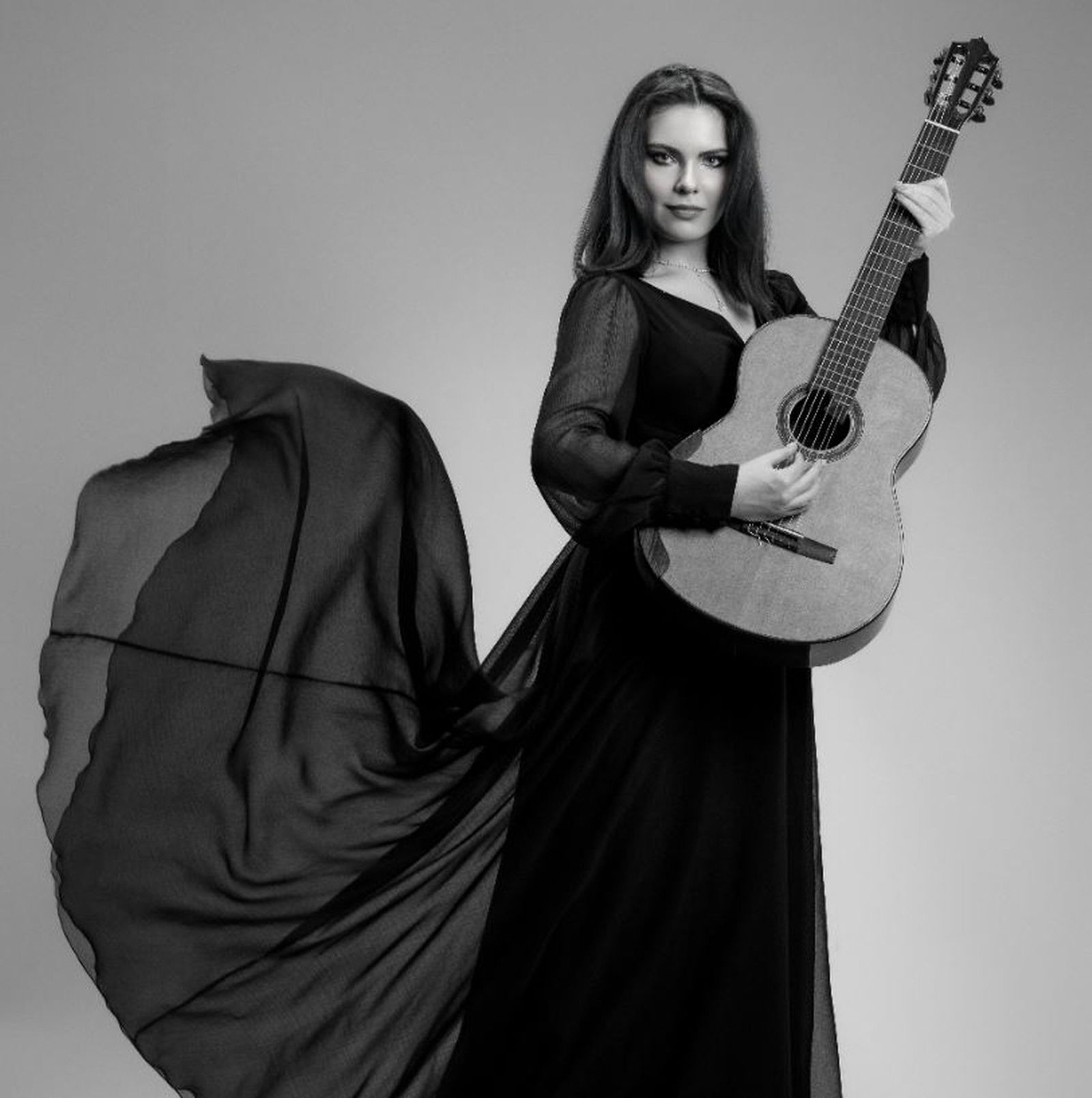 La guitarrista rusa Vera Danilina