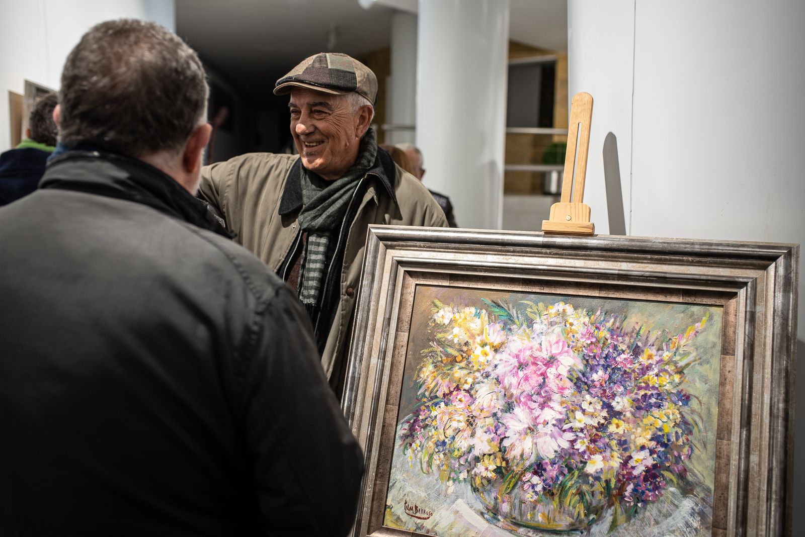 Imágenes de la inauguración de la exposción "Paisajes" de Pilar Barroso